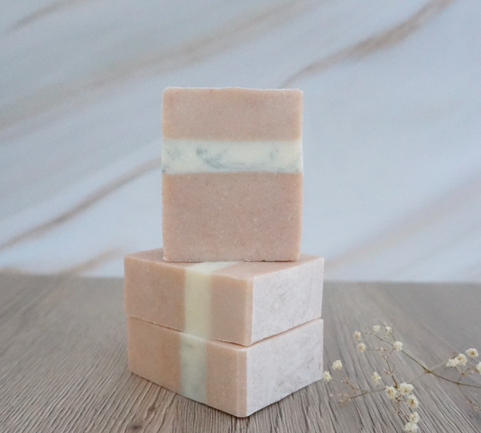 Pink Clay and Charcoal Soap