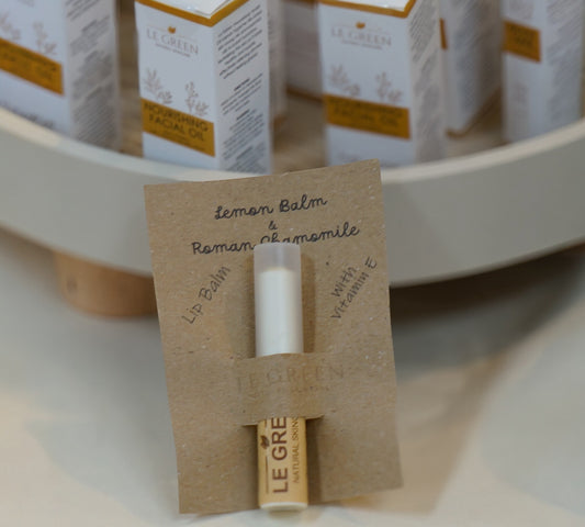 Lemon Balm & Roman Chamomile LIP BALM (Tube)